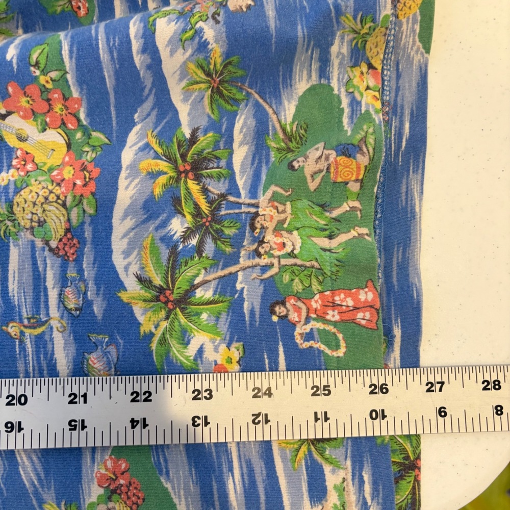 Polo Ralph Lauren Mens Medium Classic Fit Hawaiian Island Hula Print Polo Shirt - Picture 4 of 7
